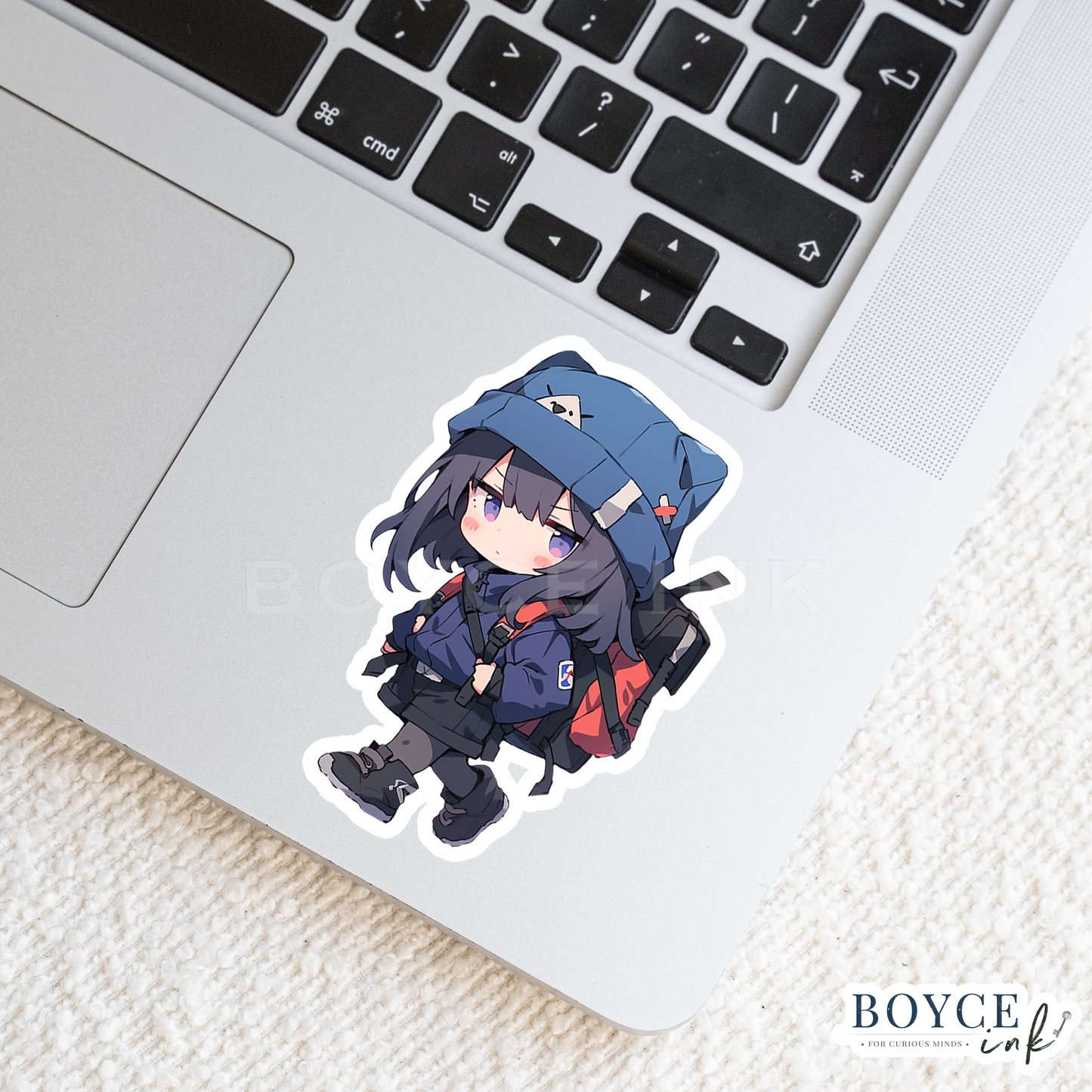 3" Sticker | Chibi Backpacker