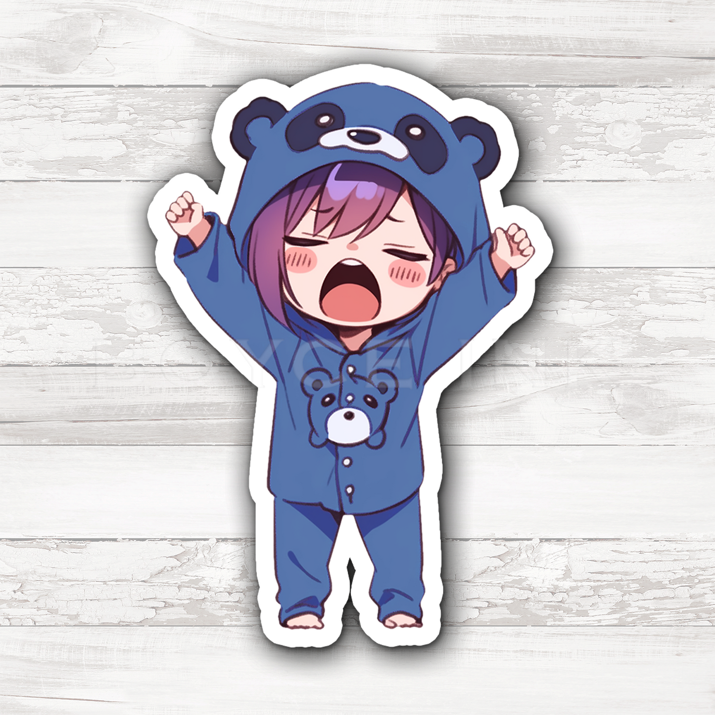 3" Sticker | Chibi in Panda Cosplay