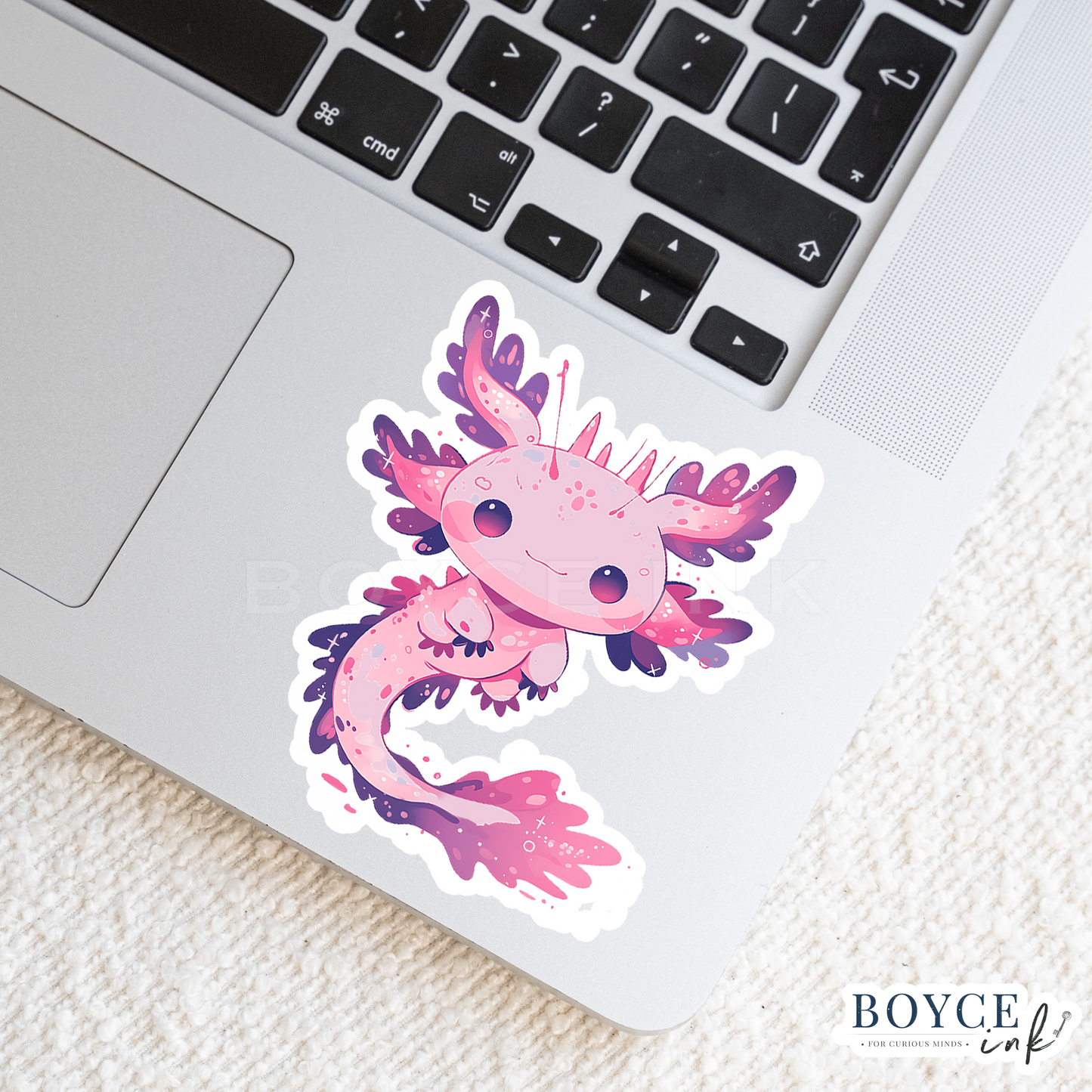 3" Sticker | Cute Axolotl