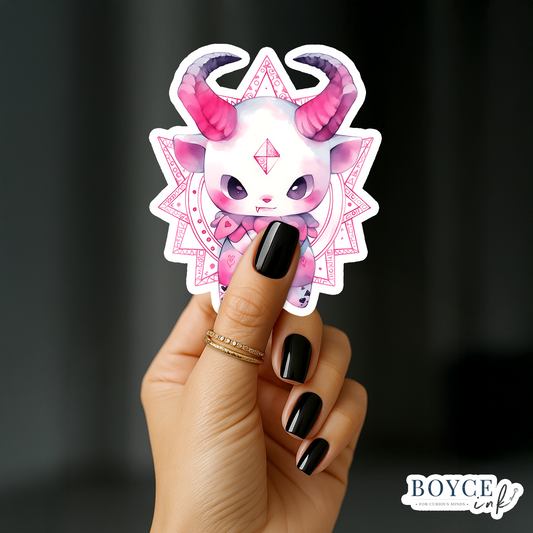 3" Sticker | Cute Witch's Familiar