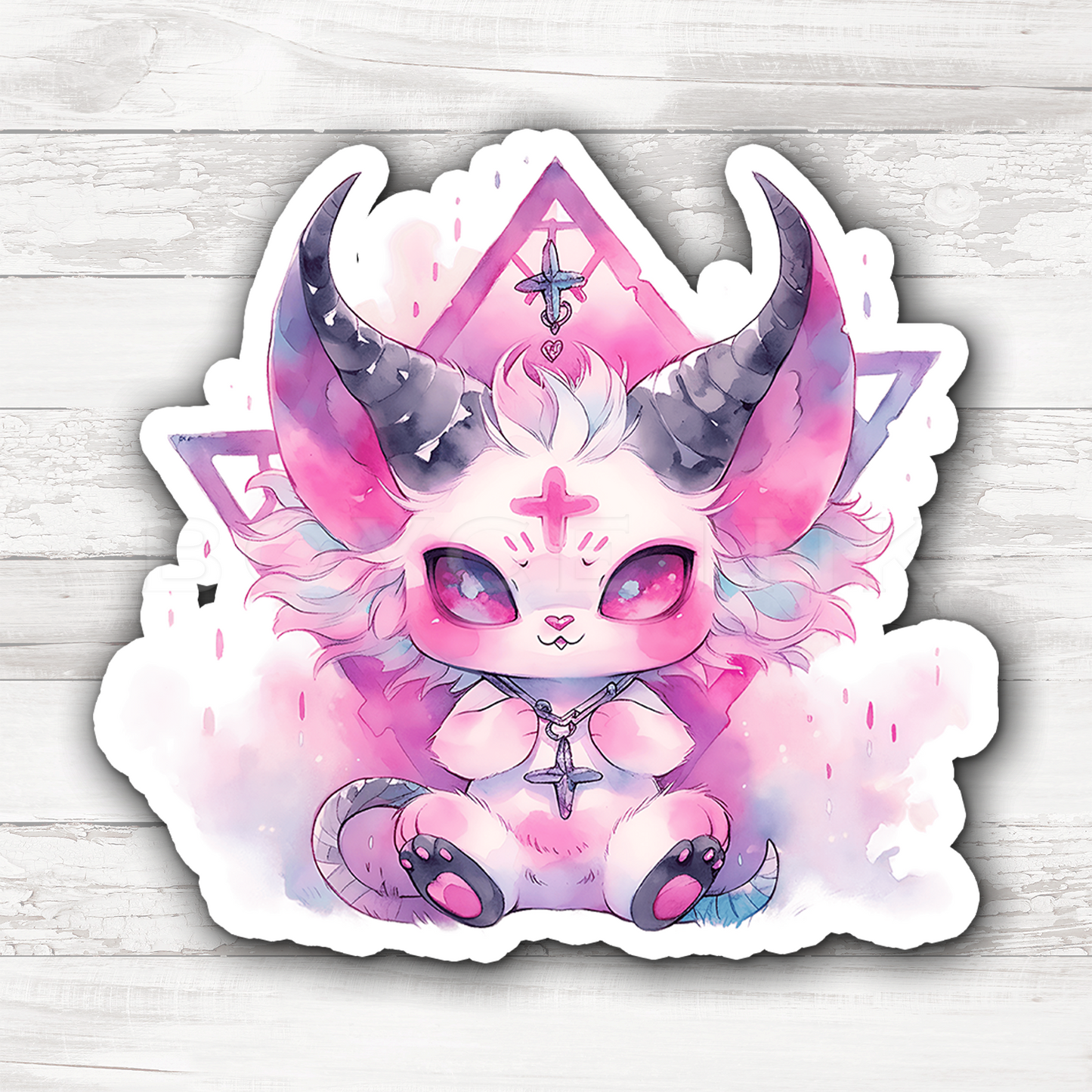 3" Sticker | Cute Witch's Familiar