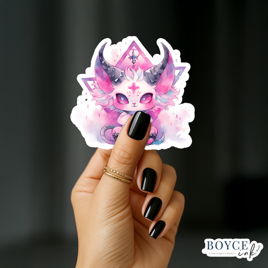 3" Sticker | Cute Witch's Familiar