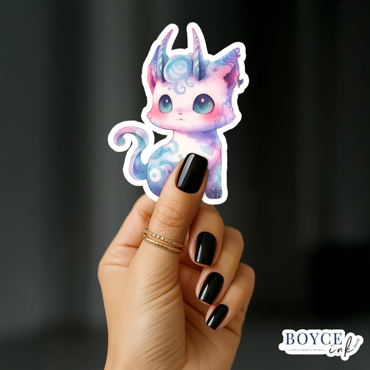 3" Sticker | Horned Witch's Familiar