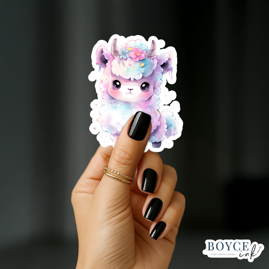 3" Sticker | Cute Alpaca