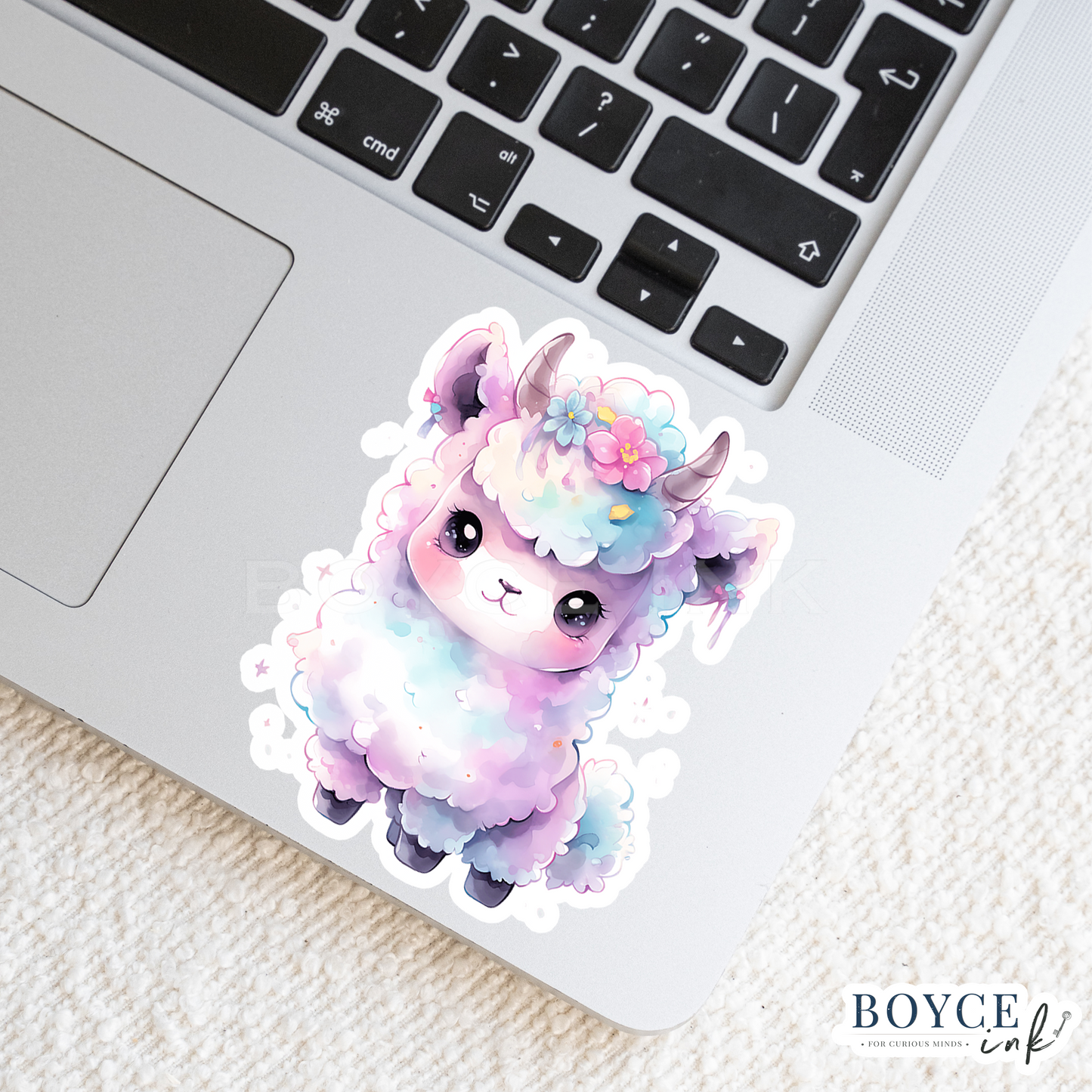 3" Sticker | Cute Alpaca