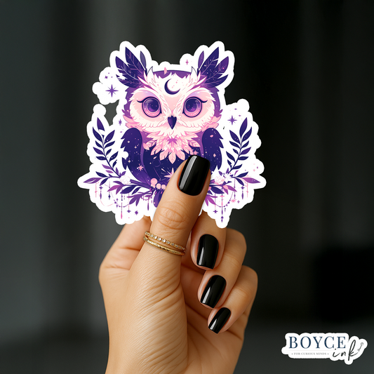 3" Sticker | Moonlight Owl
