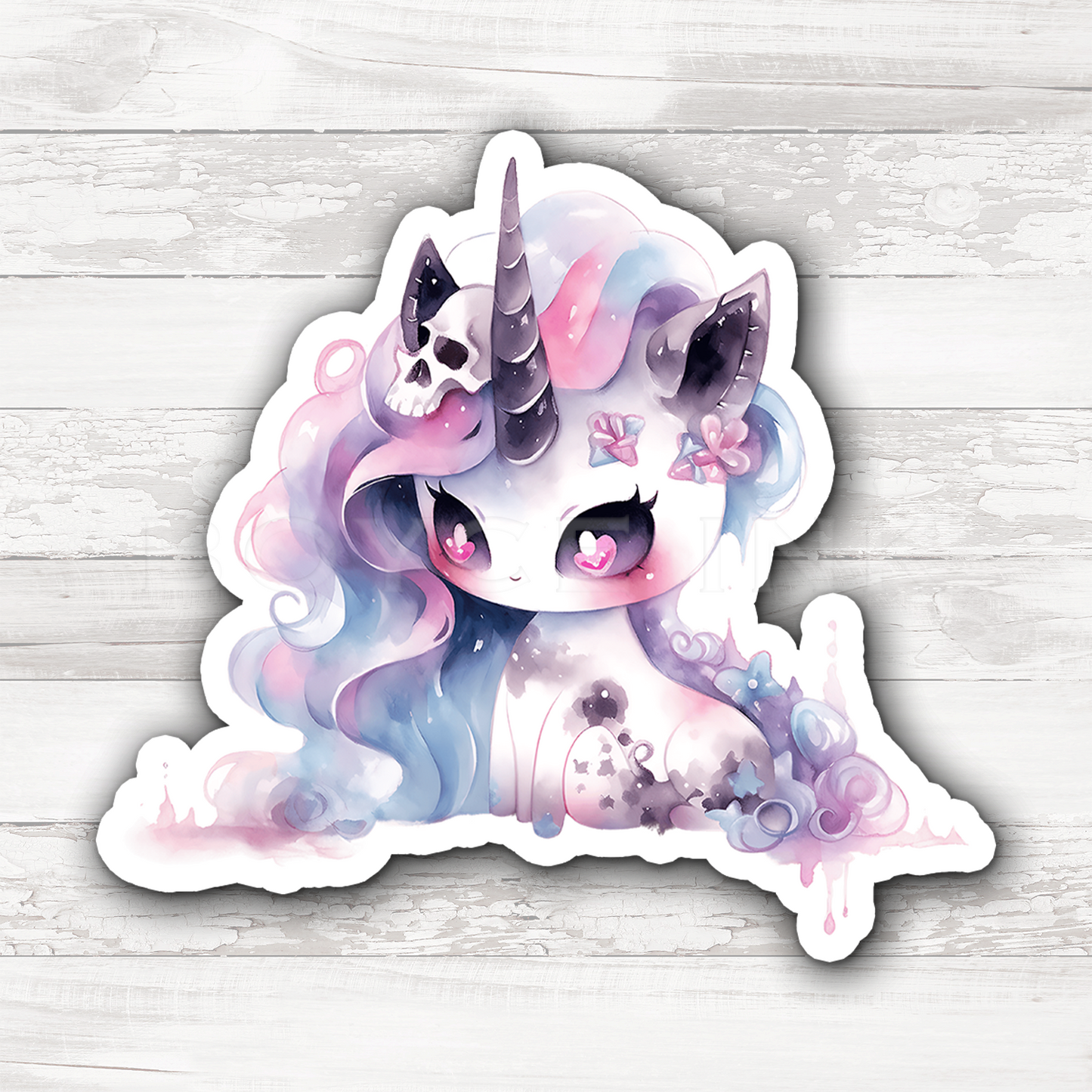 3" Sticker | Mischevious Unicorn