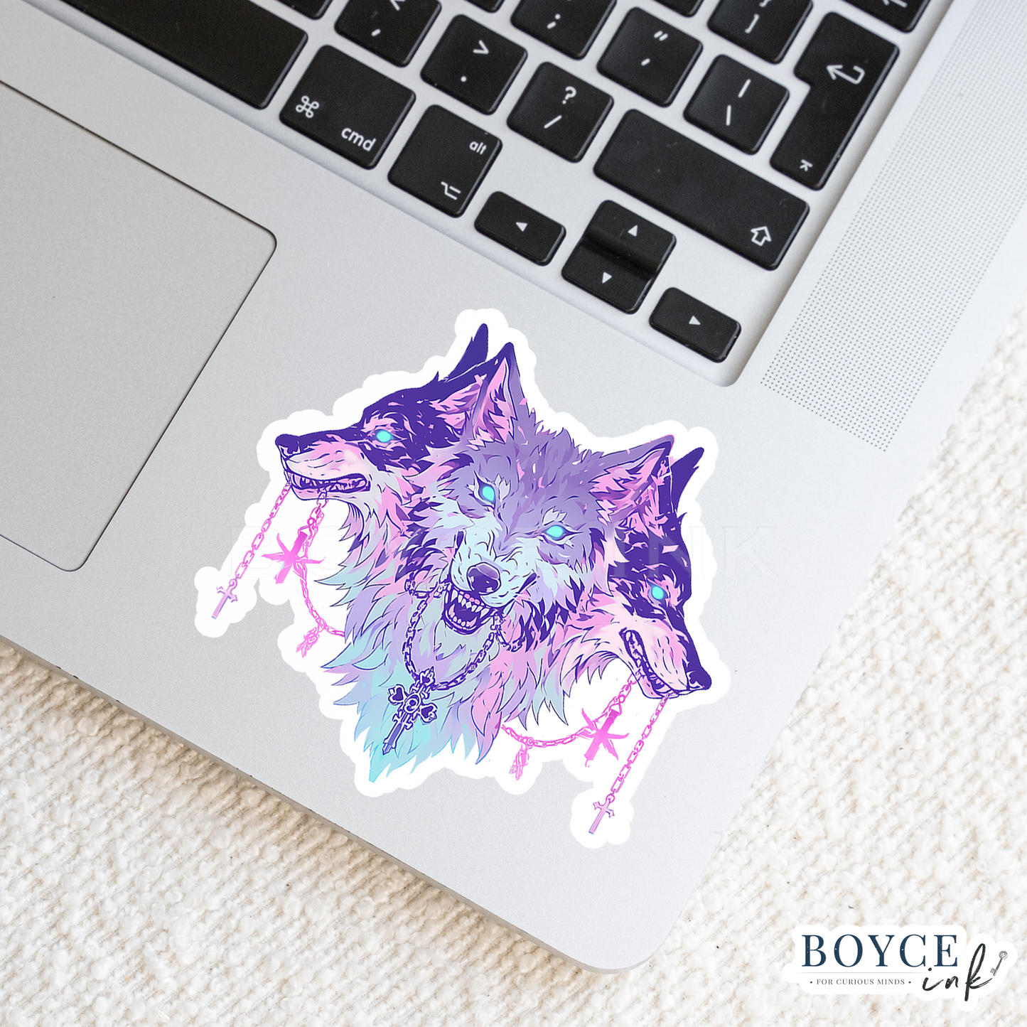 3" Sticker | Enchanted Cerberus Wolf