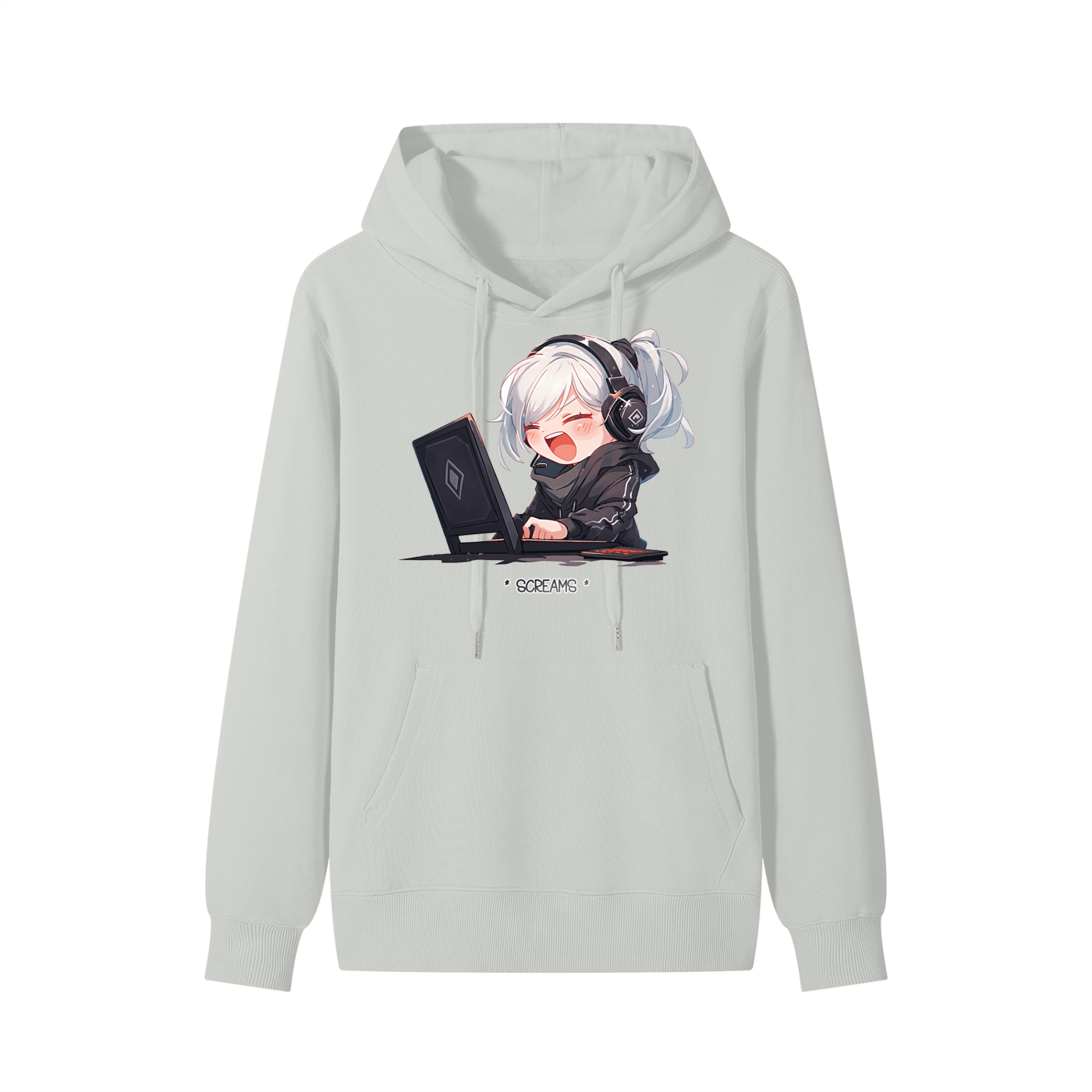 *screams* Adorable Chibi Gamer | 100% Cotton Hoodie