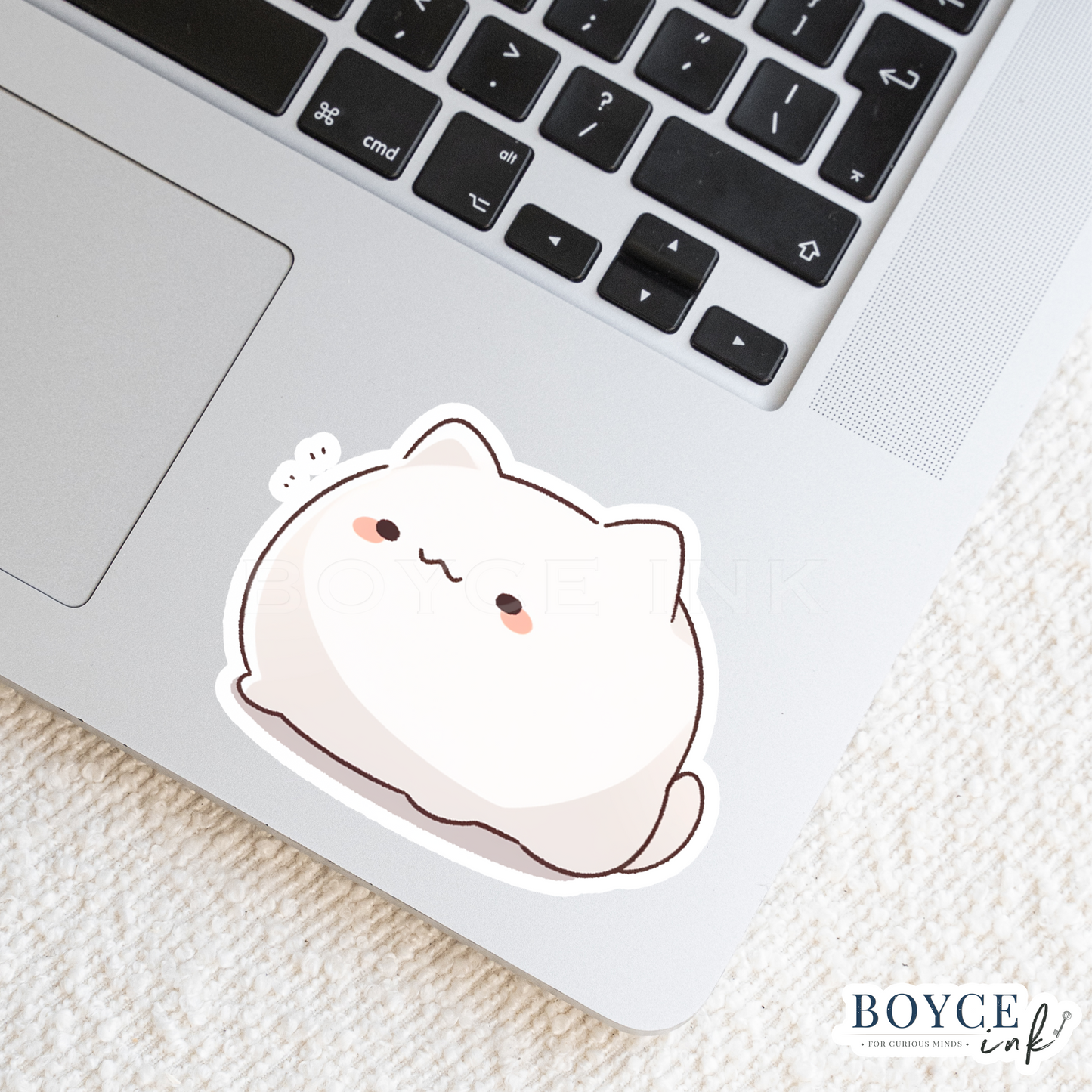 3" Sticker | Marshmallow Floof Cat