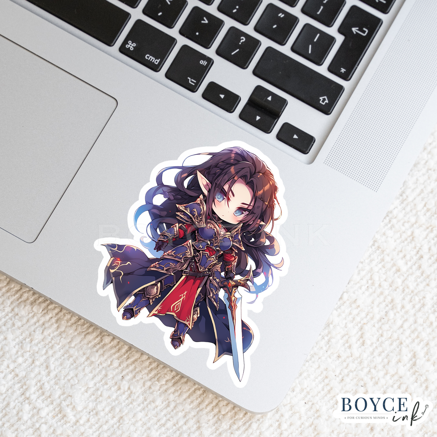 3" Sticker | Warrior Princess Chibi Elf