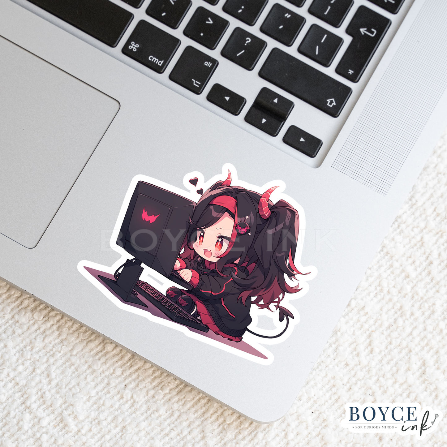 3" Sticker | Mischievous Gamer Girl