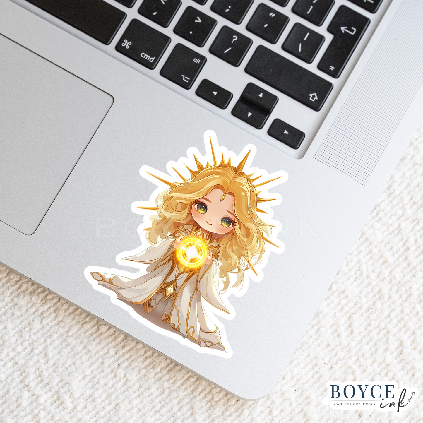 3" Sticker | Sun Goddess Chibi Girl