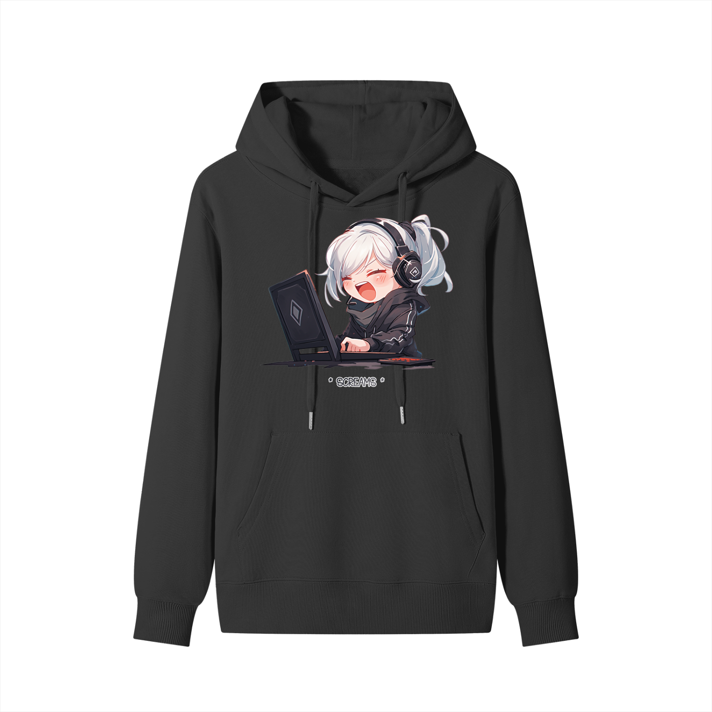 *screams* Adorable Chibi Gamer | 100% Cotton Hoodie