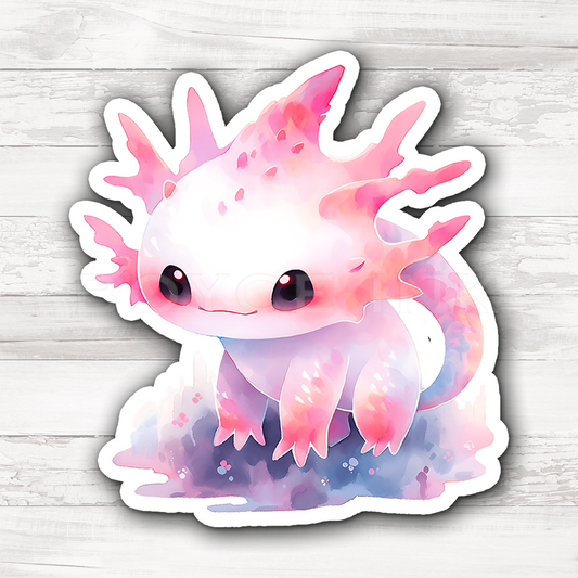 3" Sticker | Cute Axolotl