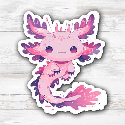 3" Sticker | Cute Axolotl