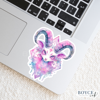 3" Sticker | Cute Witch's Familiar