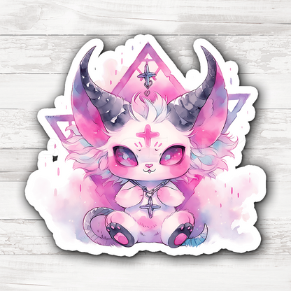 3" Sticker | Cute Witch's Familiar