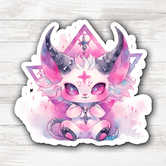 3" Sticker | Cute Witch's Familiar