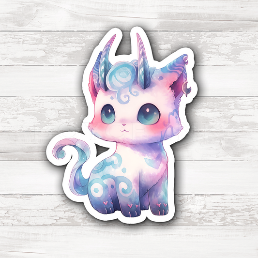 3" Sticker | Horned Witch's Familiar