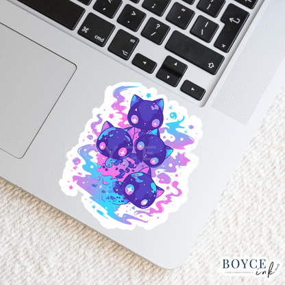 3" Sticker | Cute Ghost Kitties