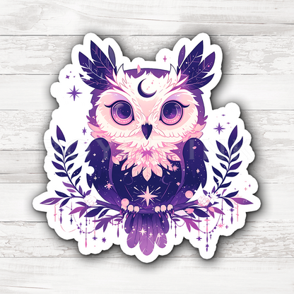 3" Sticker | Moonlight Owl