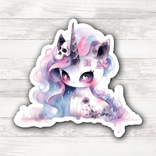3" Sticker | Mischevious Unicorn
