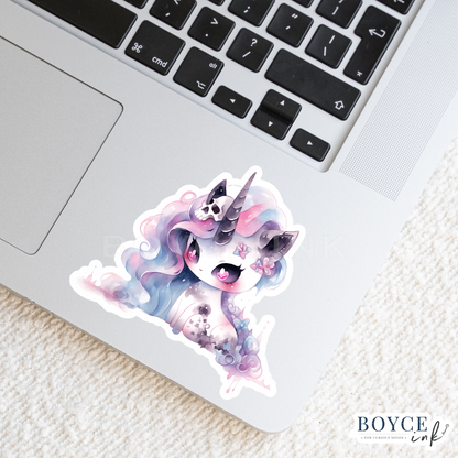 3" Sticker | Mischevious Unicorn