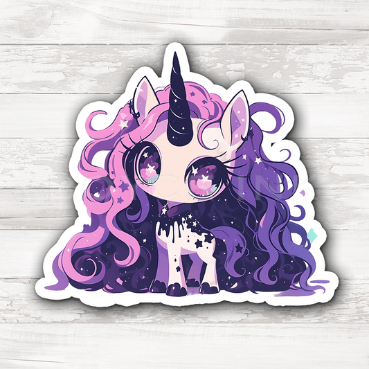 3" Sticker | Curious Unicorn