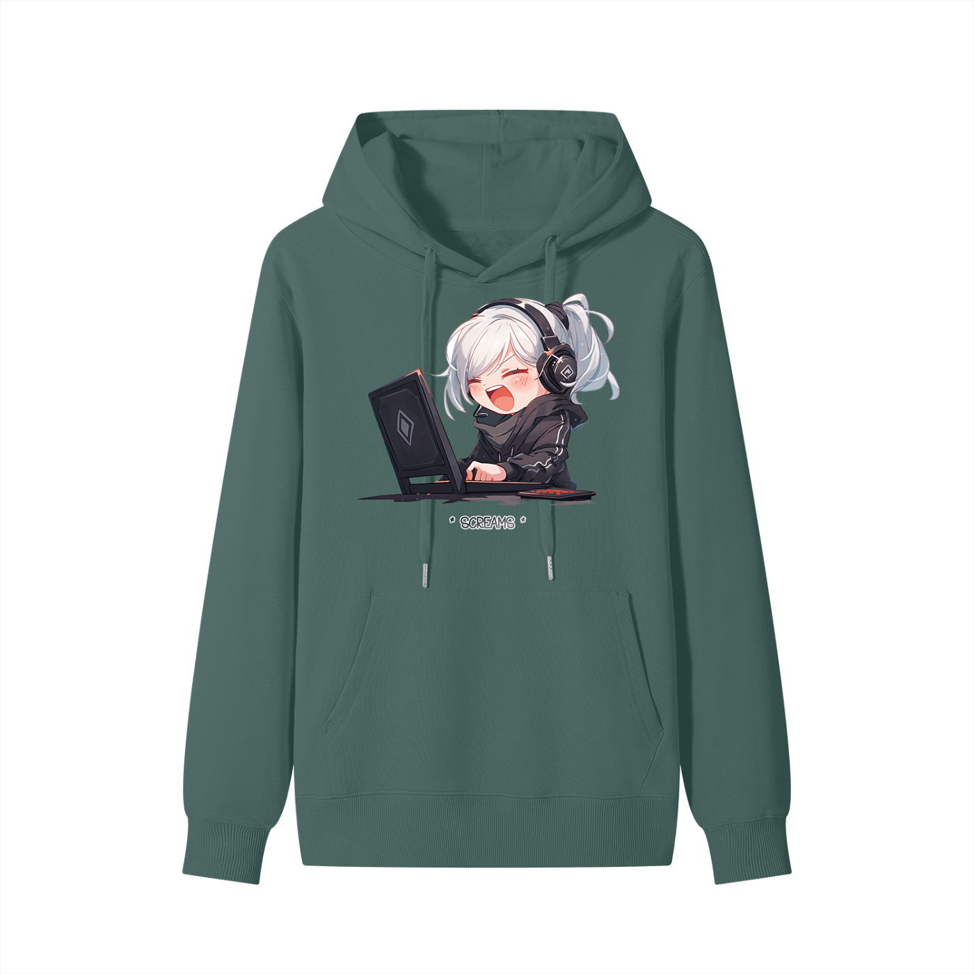 *screams* Adorable Chibi Gamer | 100% Cotton Hoodie