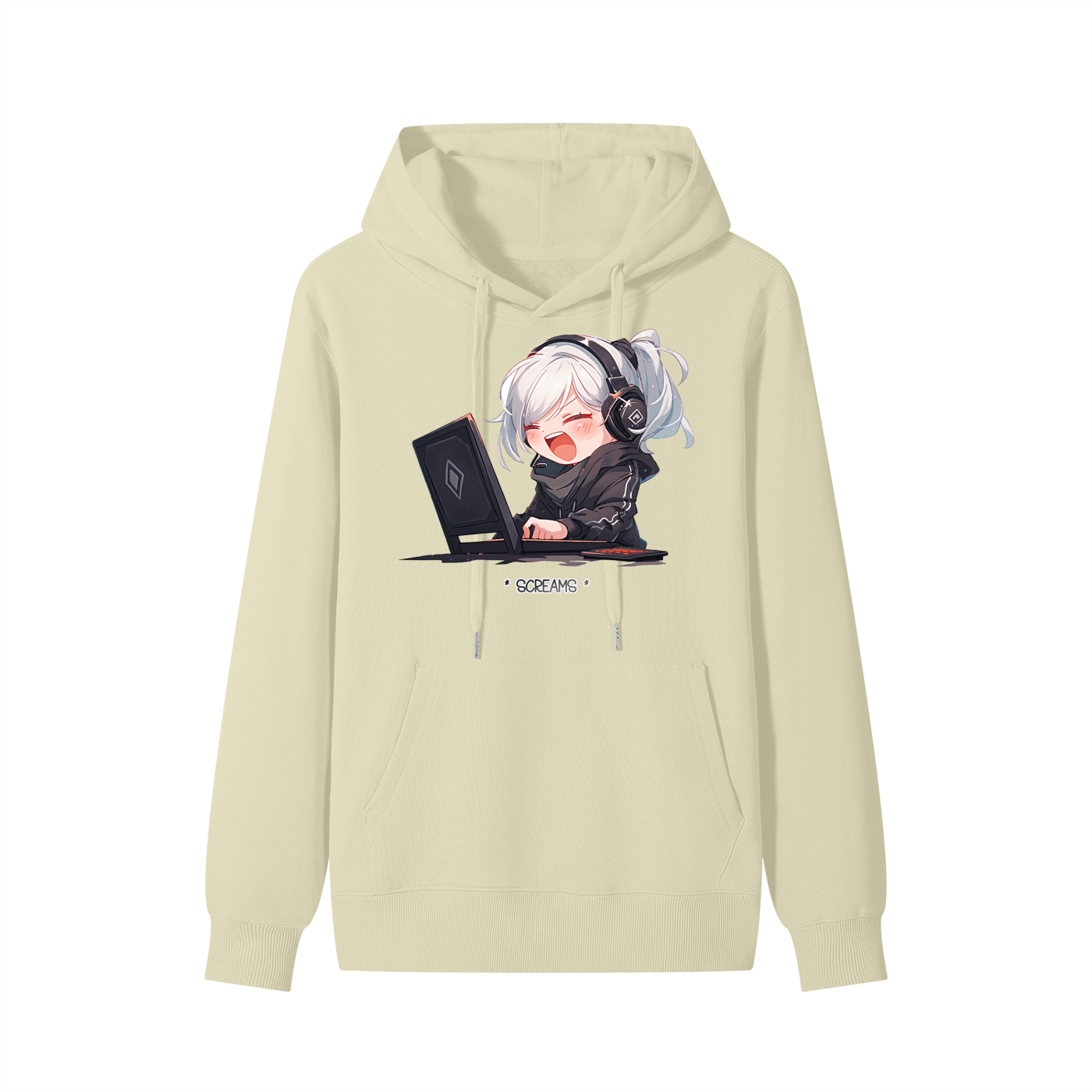 *screams* Adorable Chibi Gamer | 100% Cotton Hoodie