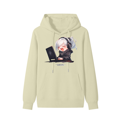 *screams* Adorable Chibi Gamer | 100% Cotton Hoodie