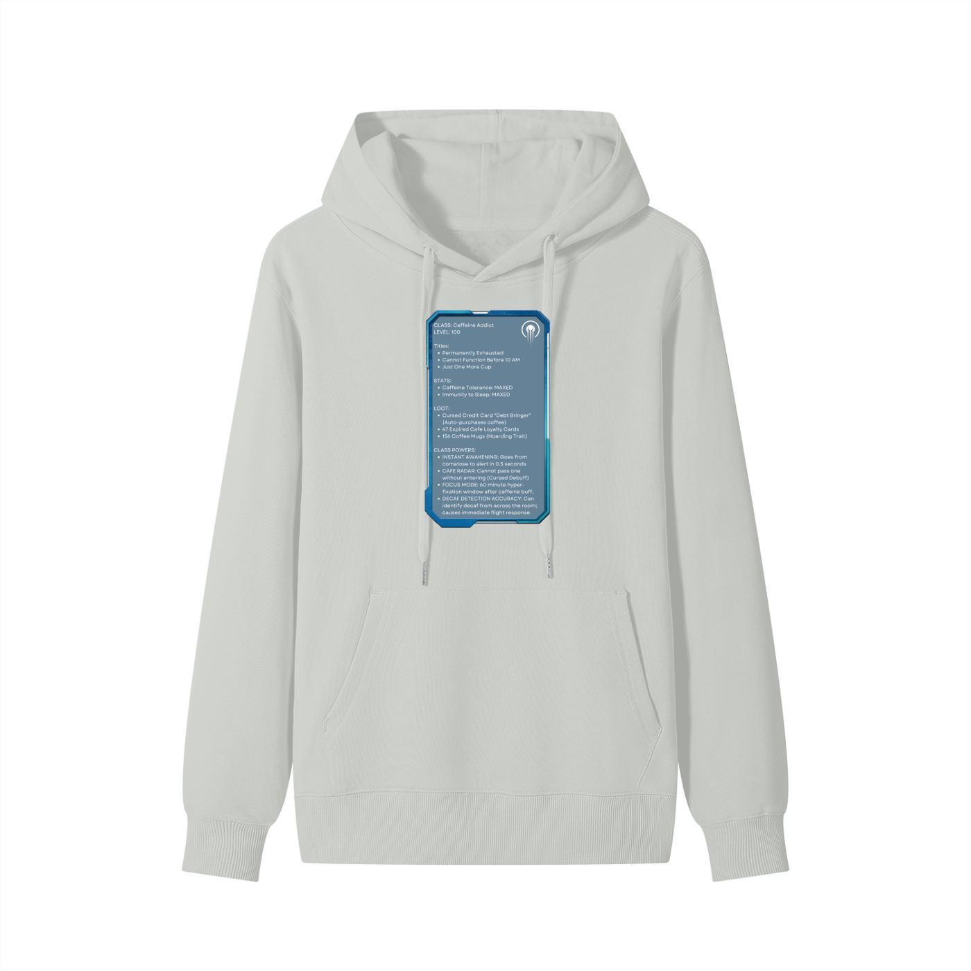 Class: Coffee Addict | 100% Cotton Hoodie