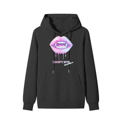 I Don't Bite... Promise 🖤  | 100% Cotton Hoodie