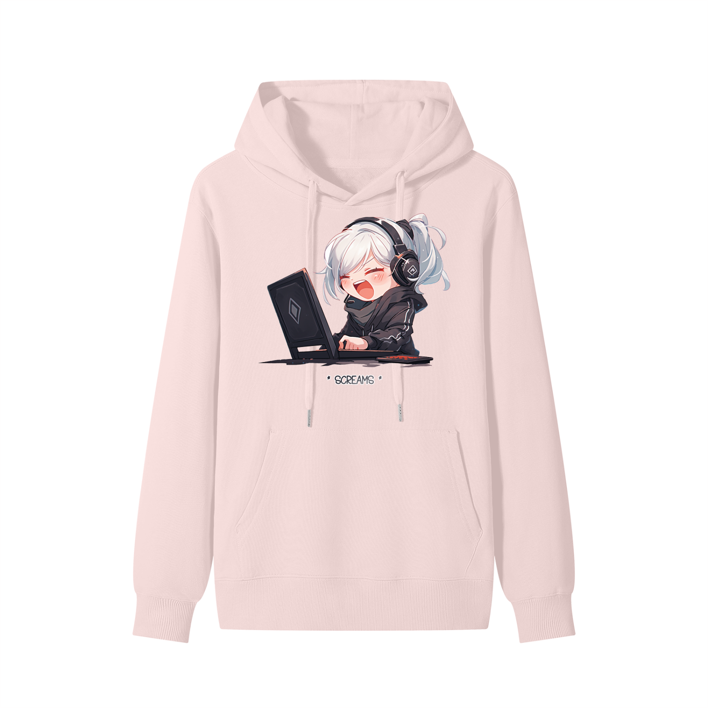 *screams* Adorable Chibi Gamer | 100% Cotton Hoodie