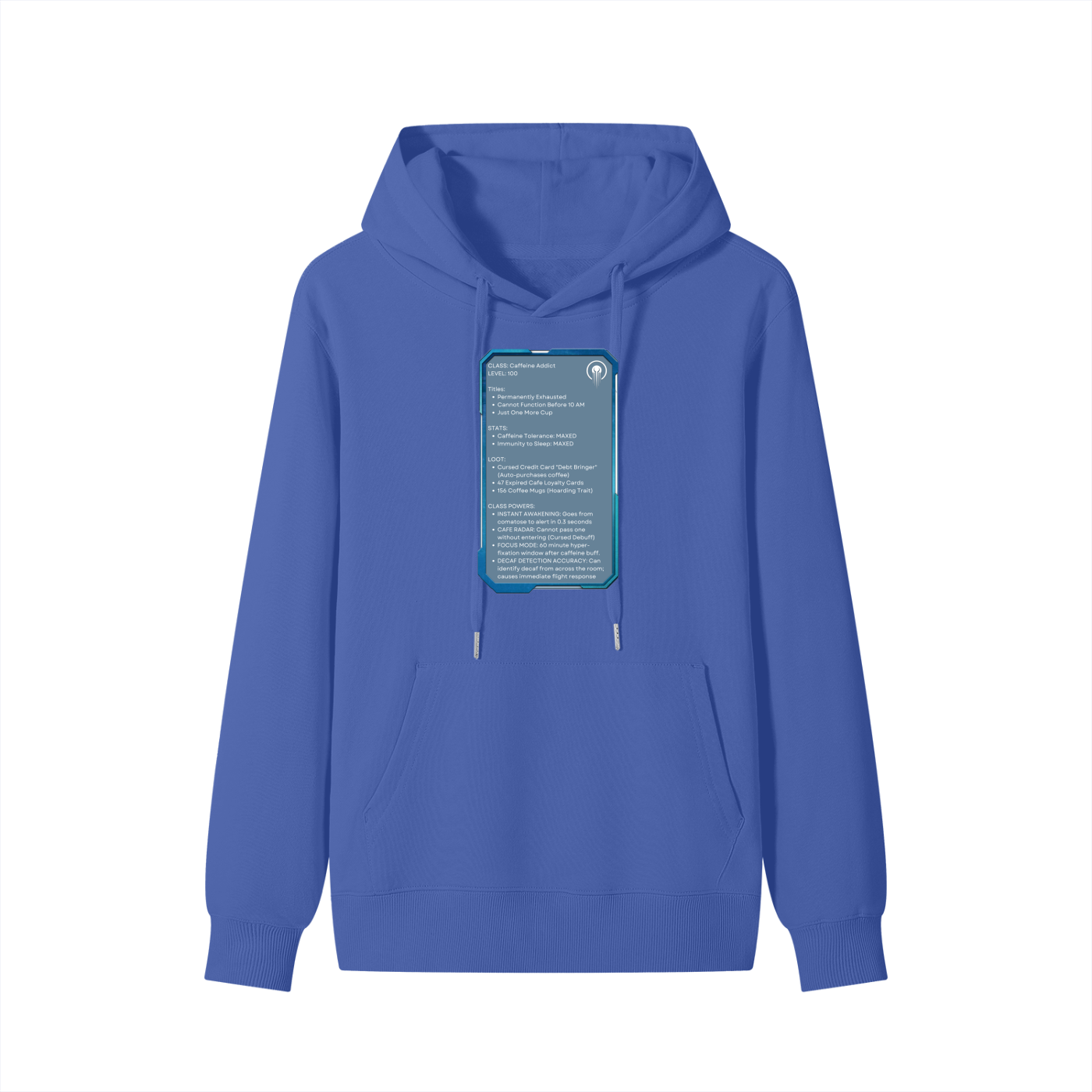 Class: Coffee Addict | 100% Cotton Hoodie