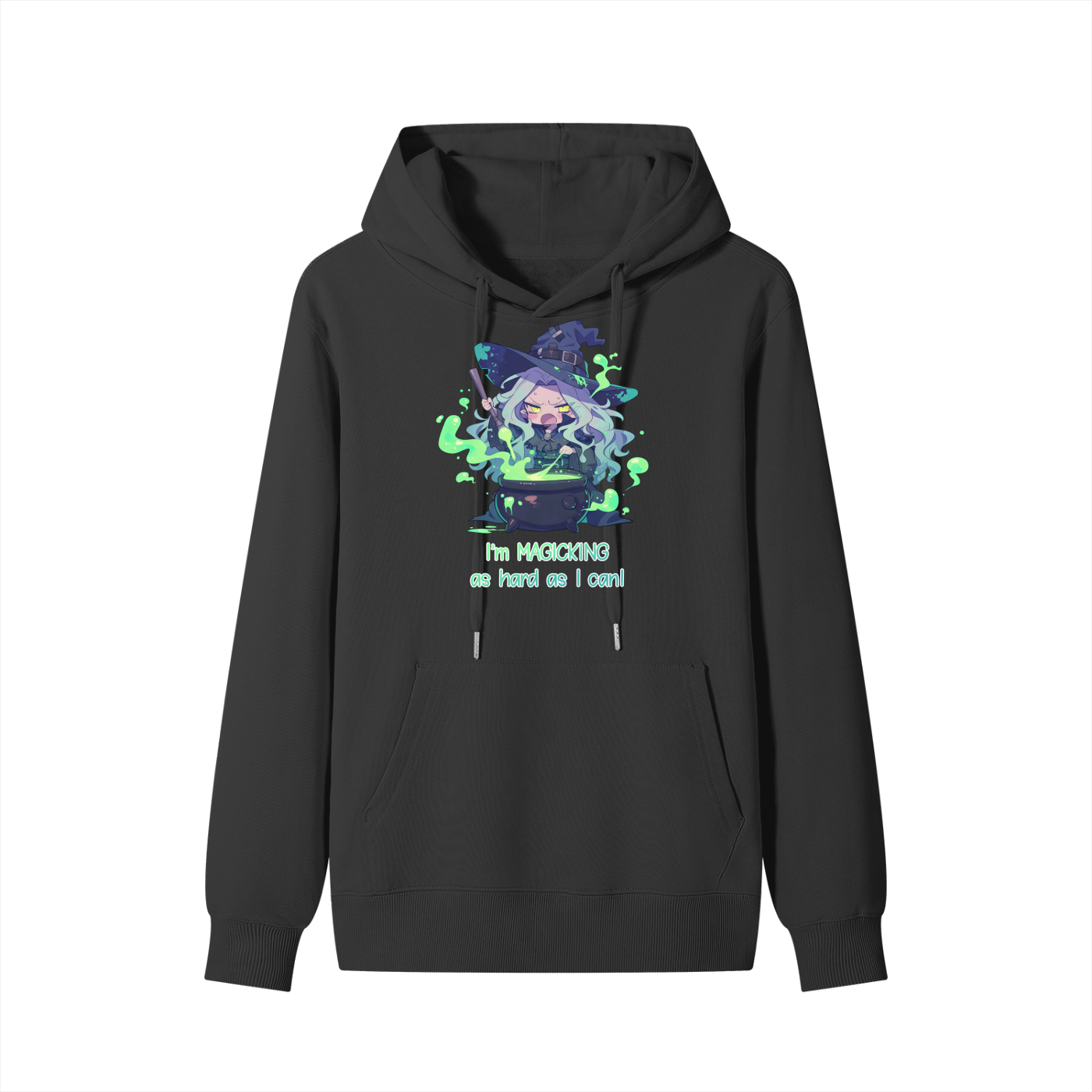 I'm Magicking as Hard as I Can Witchy | 100% Cotton Hoodie