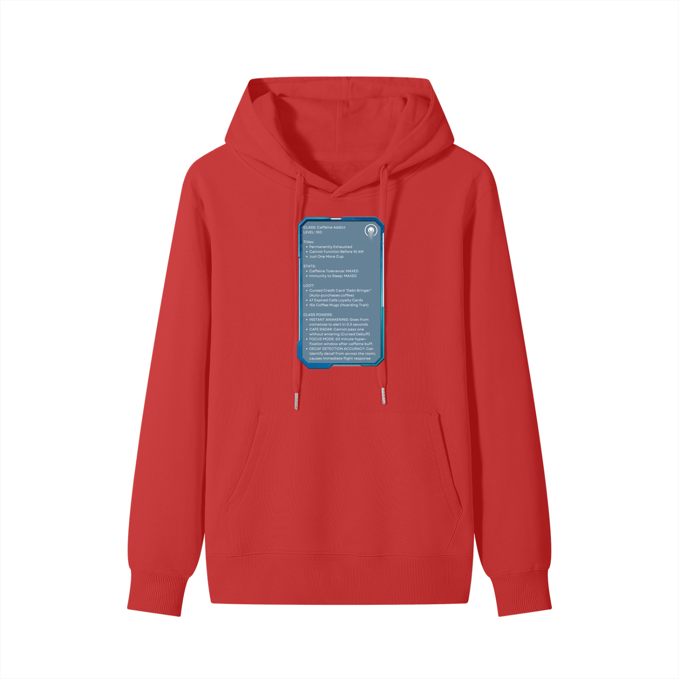 Class: Coffee Addict | 100% Cotton Hoodie