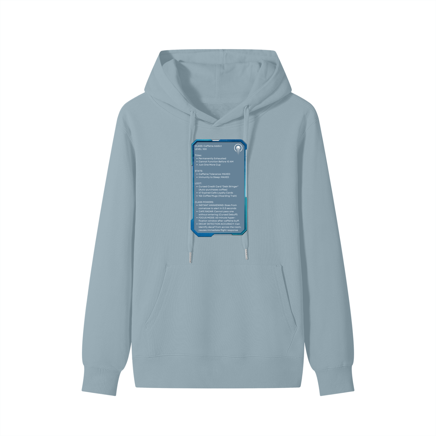 Class: Coffee Addict | 100% Cotton Hoodie