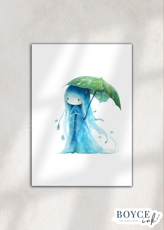 Rainy Day Water Spirit Art Print