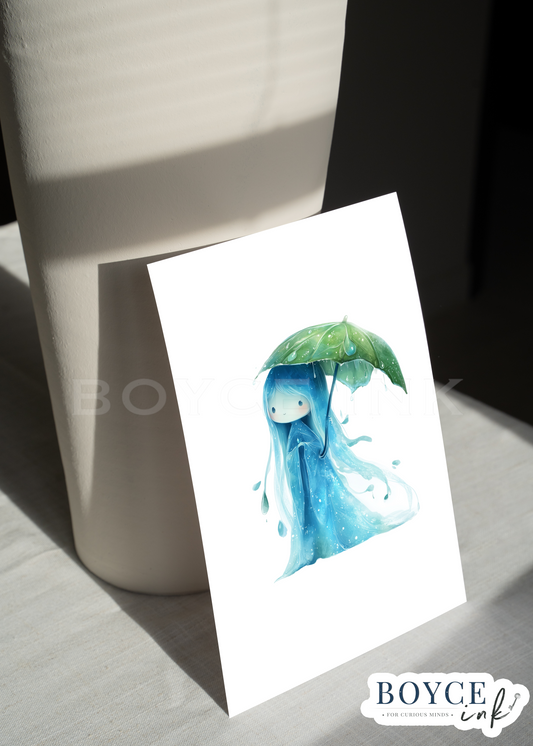 Rainy Day Water Spirit Art Print