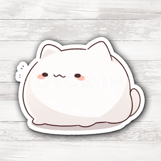 3" Sticker | Marshmallow Floof Cat
