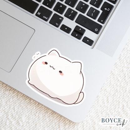3" Sticker | Marshmallow Floof Cat