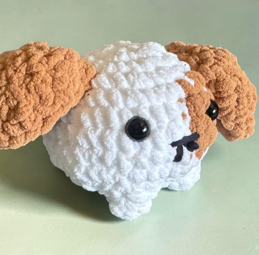 Patch-Eye Puppy (Handmade Plushie)