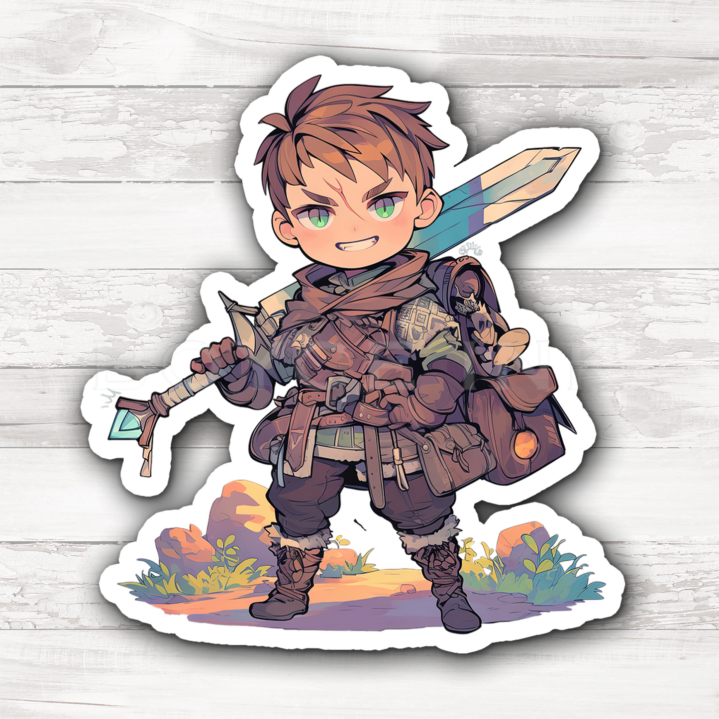 3" Sticker | Dungeon Crawler Adventurer
