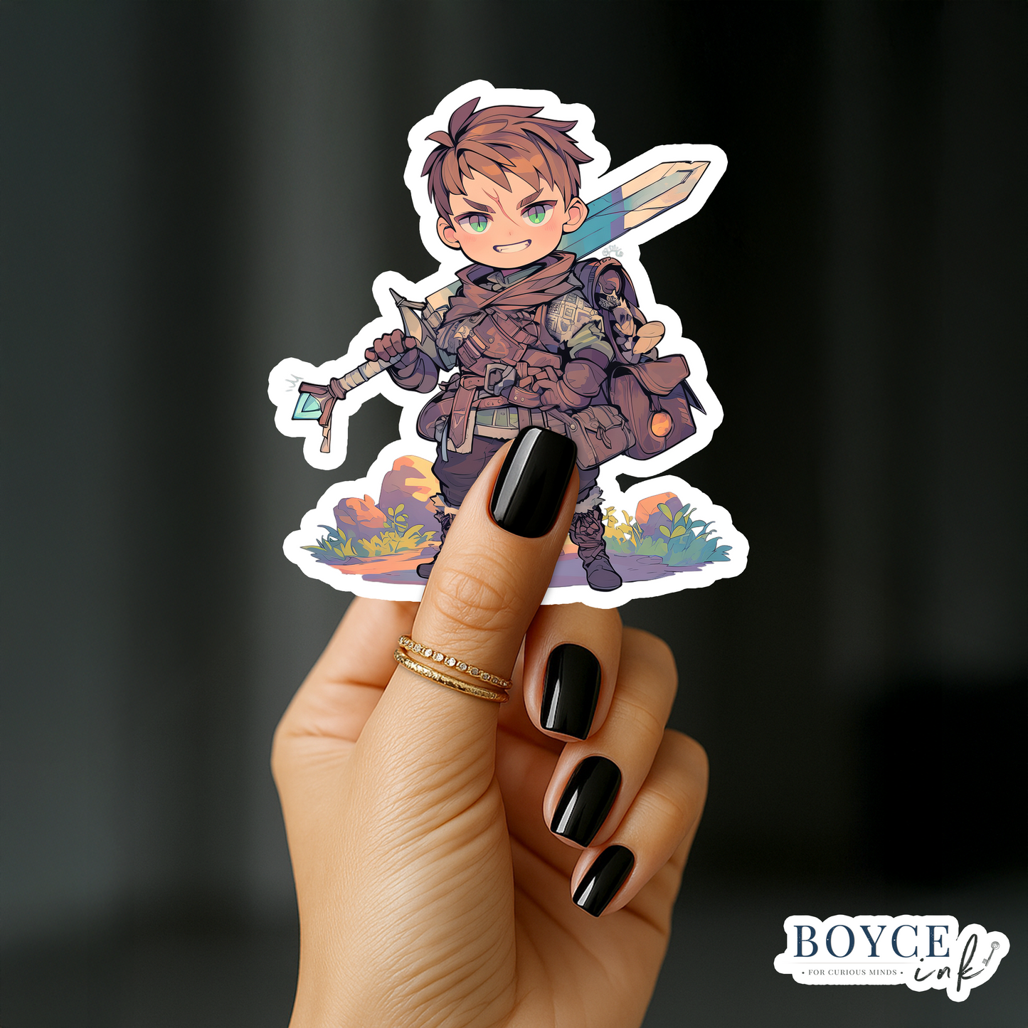 3" Sticker | Dungeon Crawler Adventurer