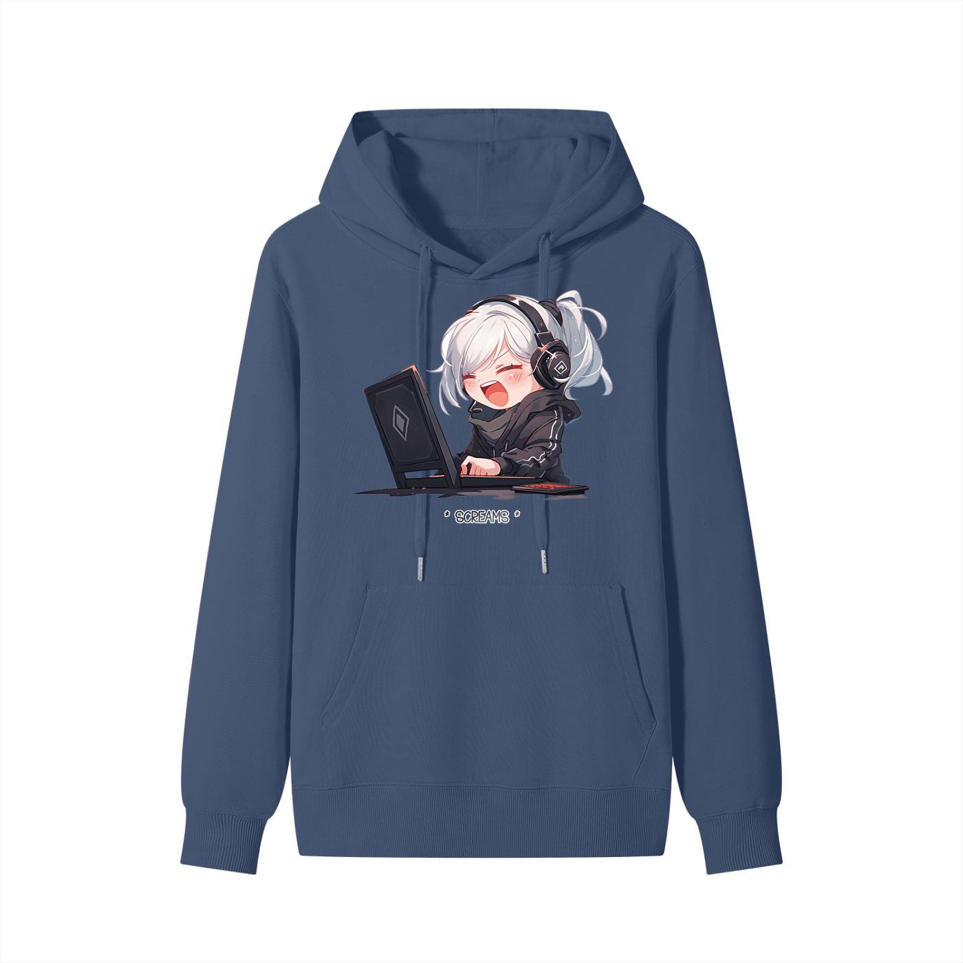 *screams* Adorable Chibi Gamer | 100% Cotton Hoodie