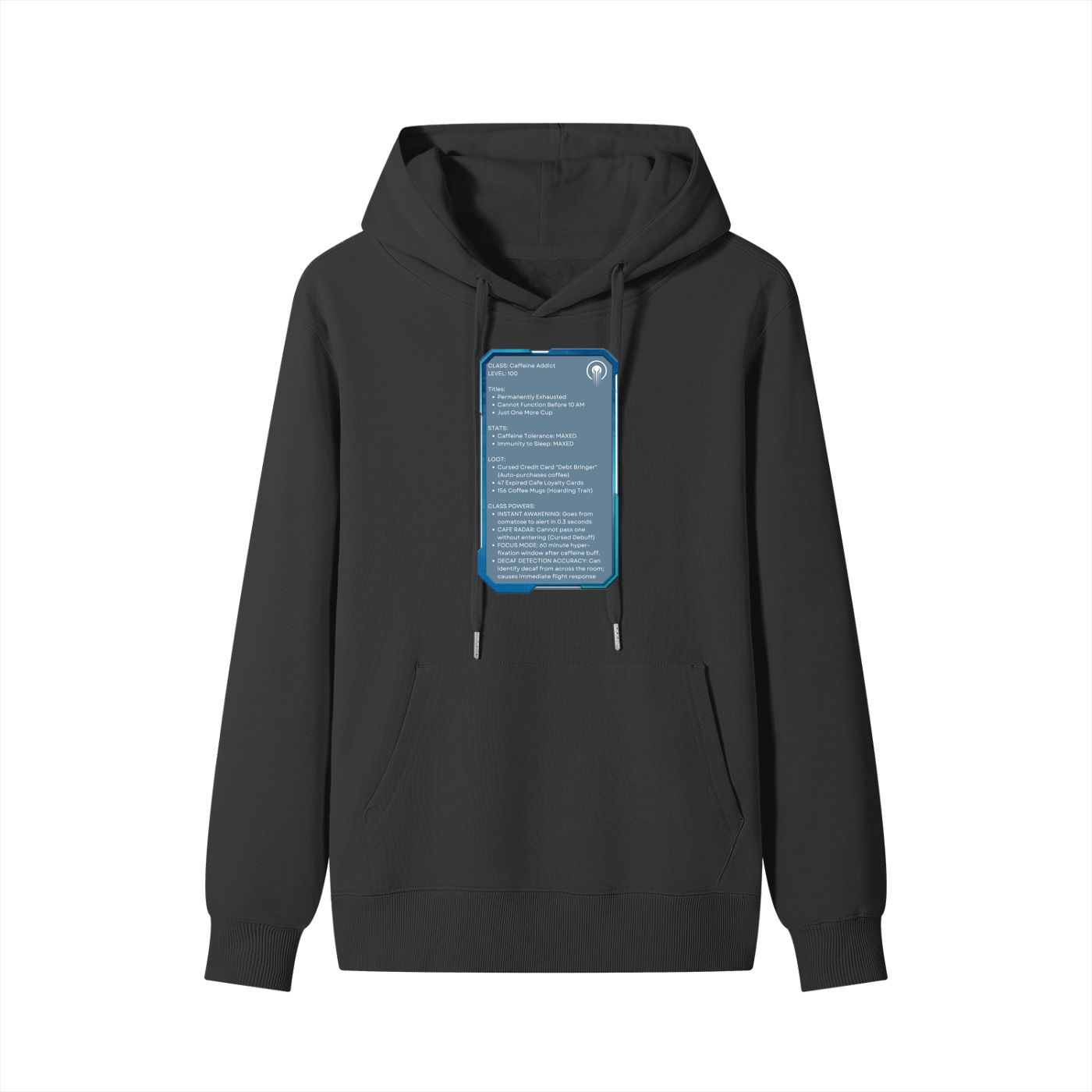Class: Coffee Addict | 100% Cotton Hoodie