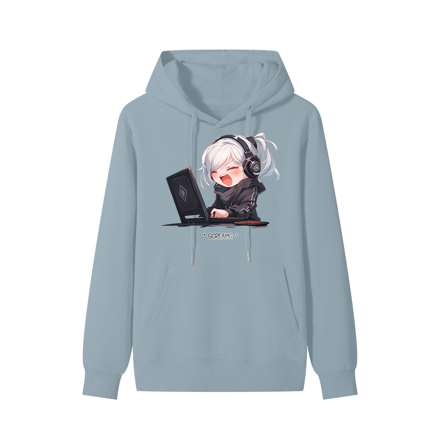 *screams* Adorable Chibi Gamer | 100% Cotton Hoodie
