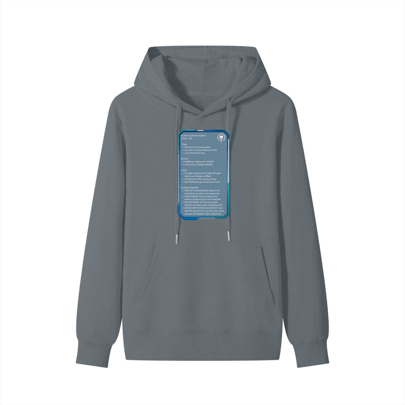 Class: Coffee Addict | 100% Cotton Hoodie